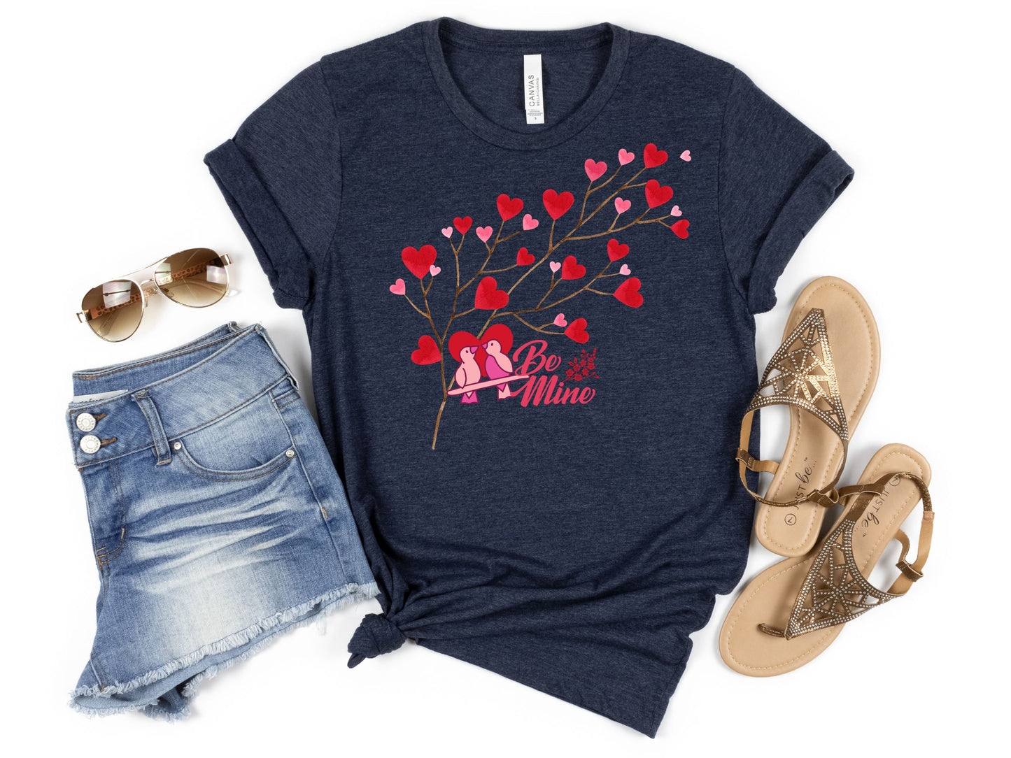 Happy valentines day Unisex Jersey Short Sleeve Tee