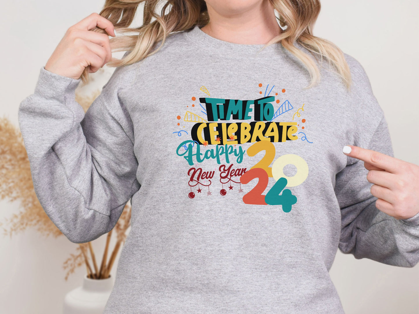 Happy New Year Unisex Heavy Blend™ Crewneck Sweatshirt