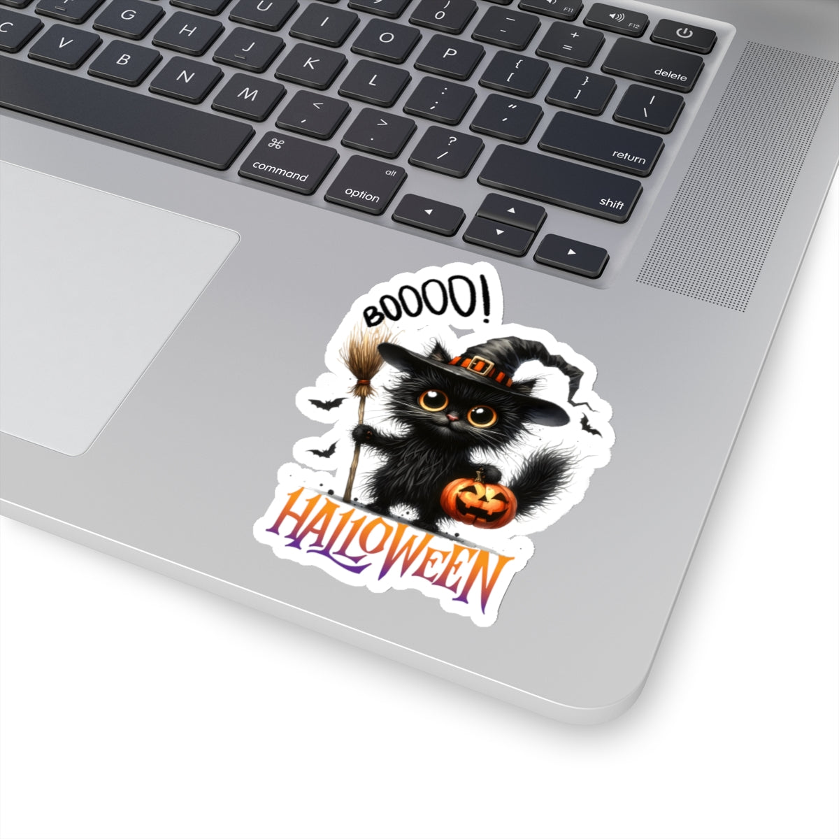 Boo Kiss-Cut Stickers, Spooky Kiss-Cut Stickers, Happy Halloween Kiss-Cut Stickers, Spooky Season Kiss-Cut Stickers, Cute Cat Halloween Kiss-Cut Stickers.