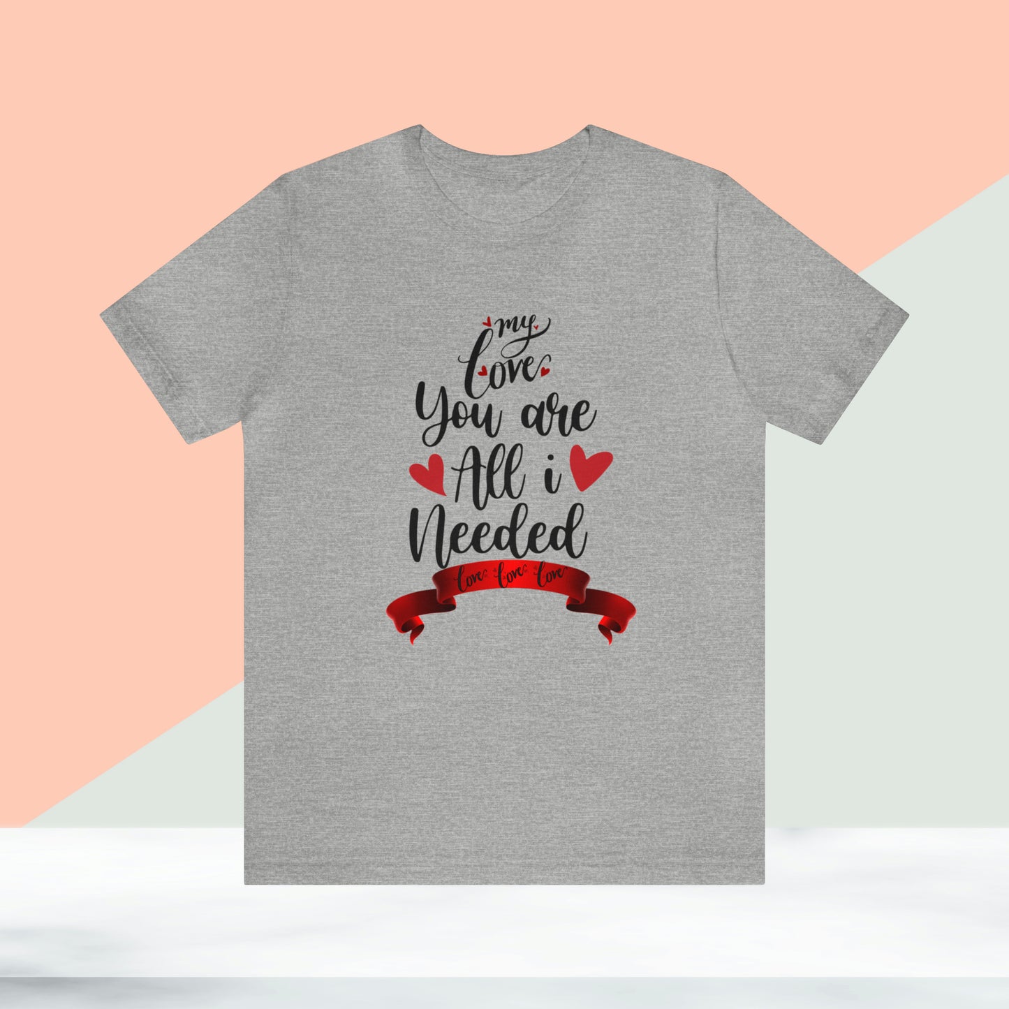 Happy valentines day Unisex Jersey Short Sleeve Tee