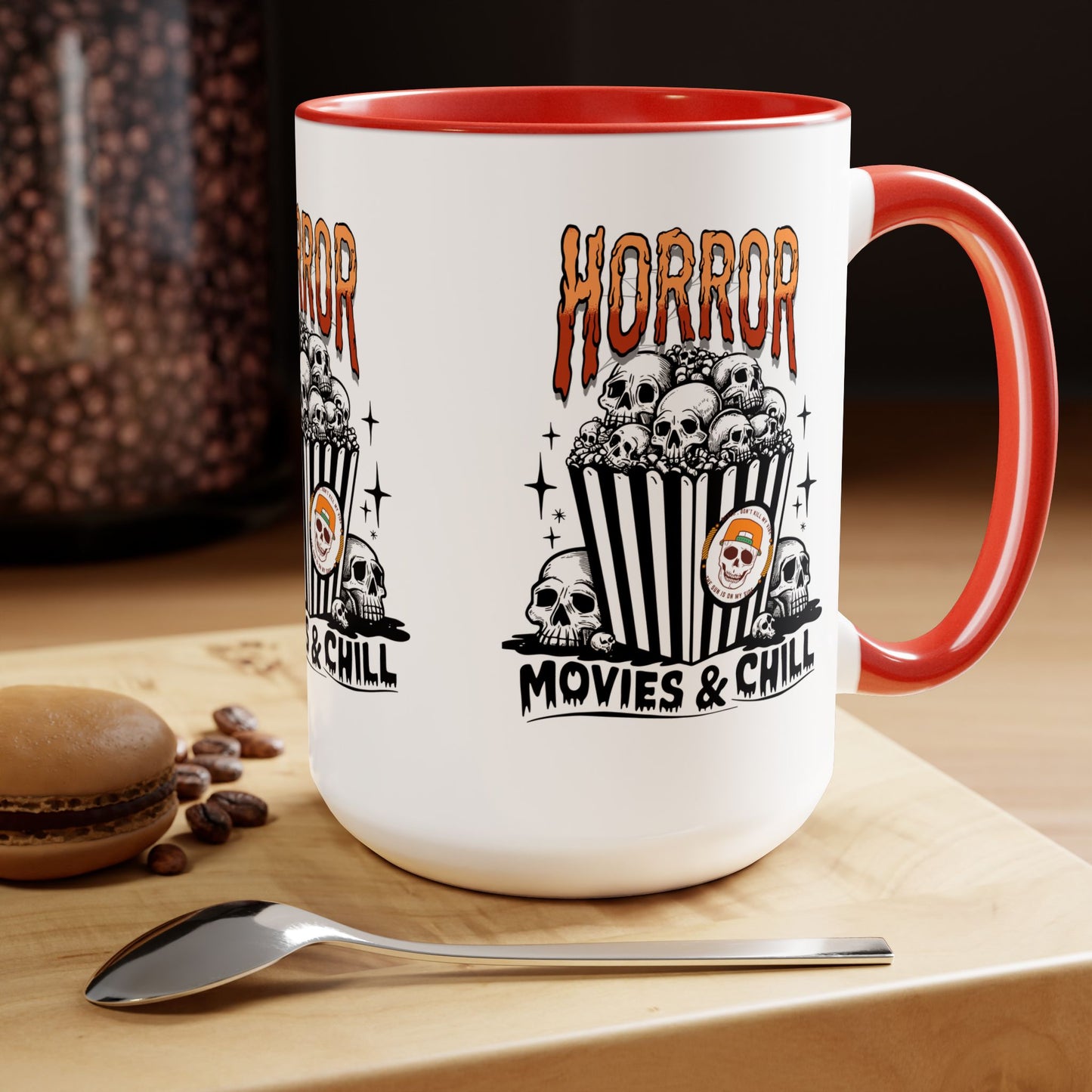 Horror movies & Chill Halloween Coffee Mug,  Let's Go Halloween Coffee Mug, Trick or Treat Halloween Coffee Mug, Cute Skeleton Coffee Mug, Spooky Season Halloween Coffee Mug.