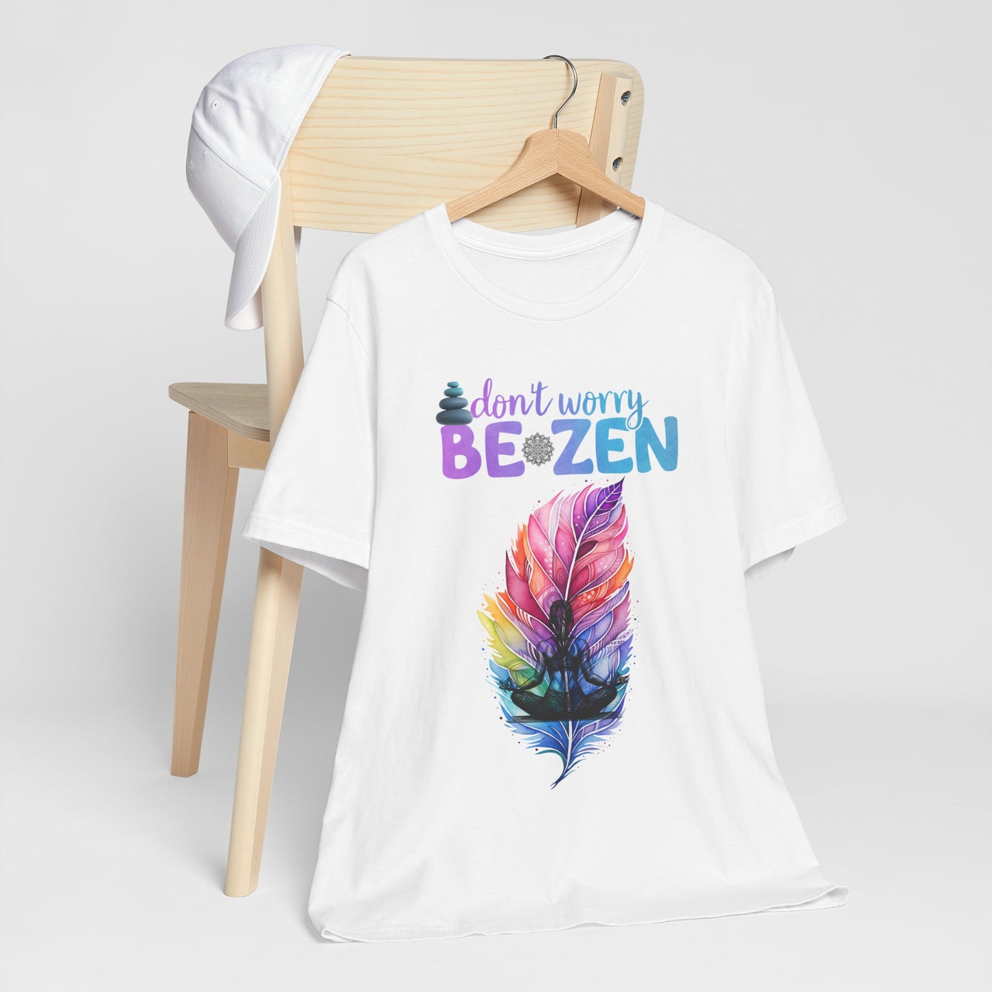 Be Zen Yoga T-Shirt, Cute Yoga workout Shirt, Yoga lovers T-shirt, Yoga Instructor Gift, Gym shirt, Gift For Yoga lover, Gift For Yogi.