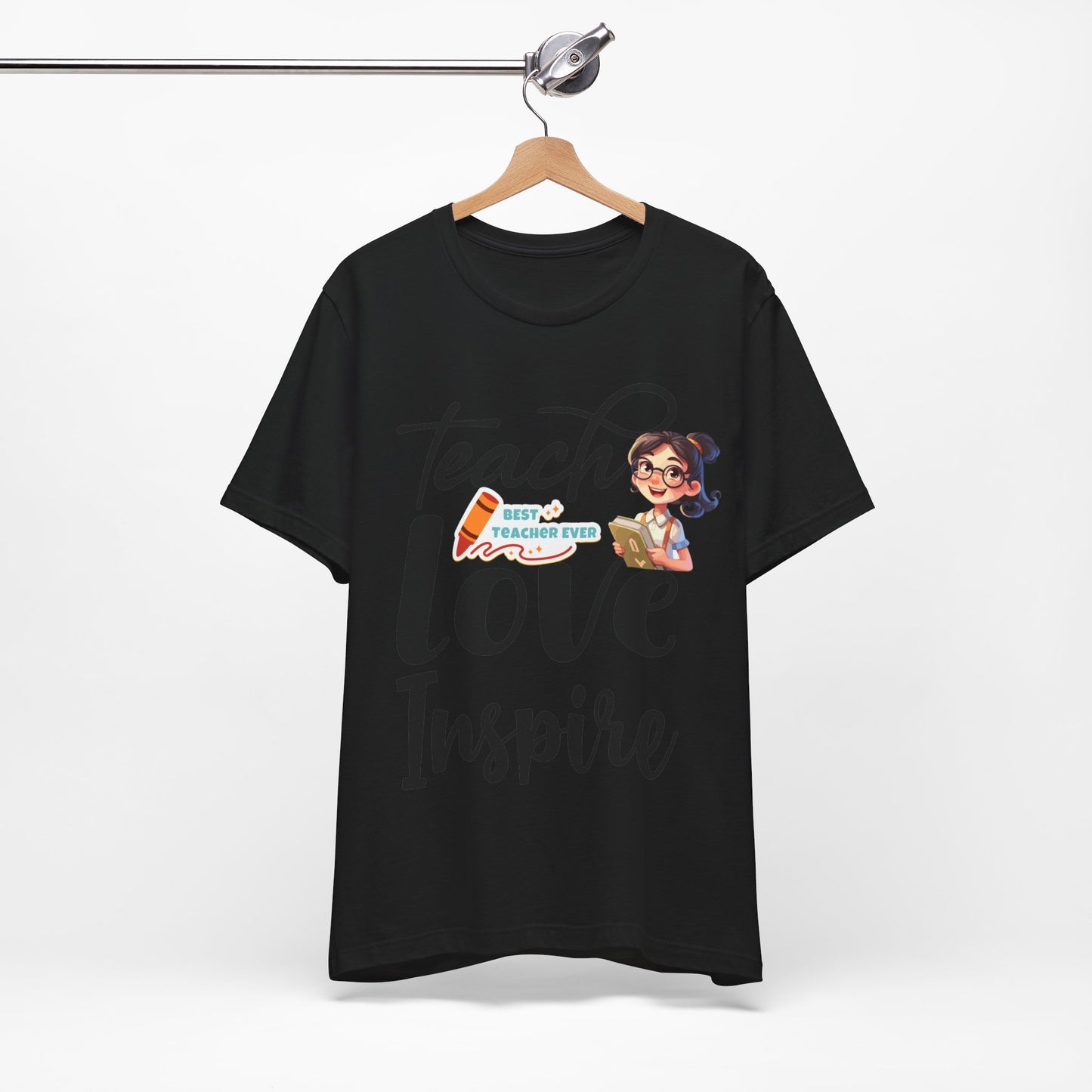 Teach Love Inspire T-shirt, Hello Teacher T-Shirt, Back To School T-Shirt, Teach Love Inspire Teacher Shirt, Teacher Back To school unisex jersey short sleeve.First Day Vibes T-Shirt.