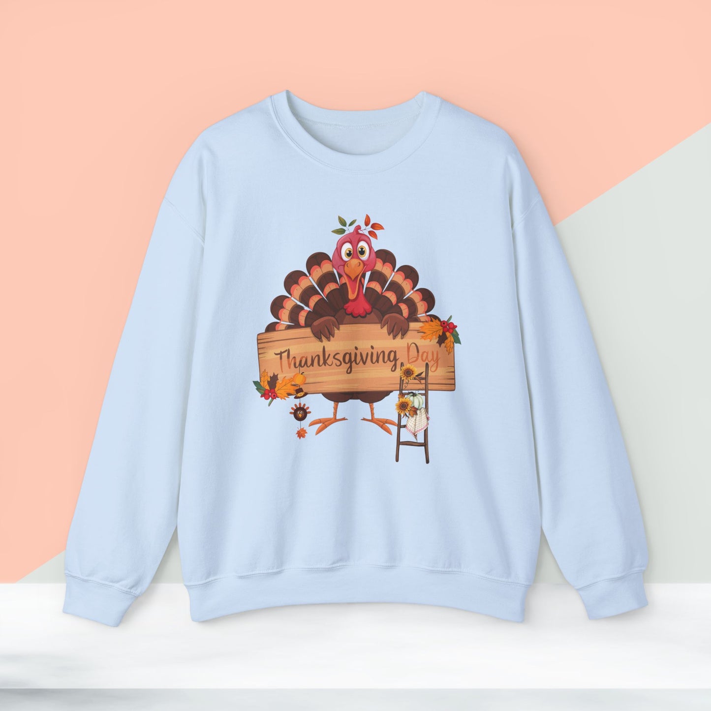 Thanksgiving Day Sweatshirt - Unisex Heavy Blend, Happy Thanksgiving2024 Sweatshirt, Thanksgiving Gift, Festive Sweatshirt.