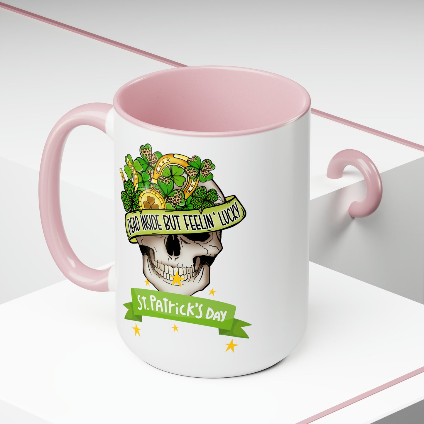 St Patrick's Day two-Tone Coffee Mugs, 15oz