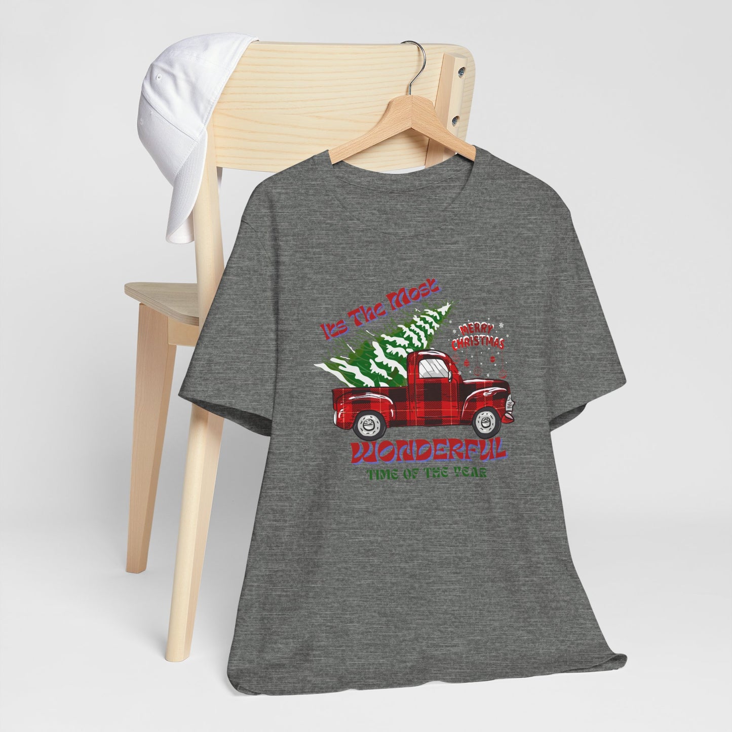 It's The Most Wonderful Time Of The Year Unisex Tee, Christmas Shirt, Christmas Outfit, Merry Christmas T-shirt, Merry Christmas 2024 T-shirt, Christmas Gift, Family Holiday Outfit.