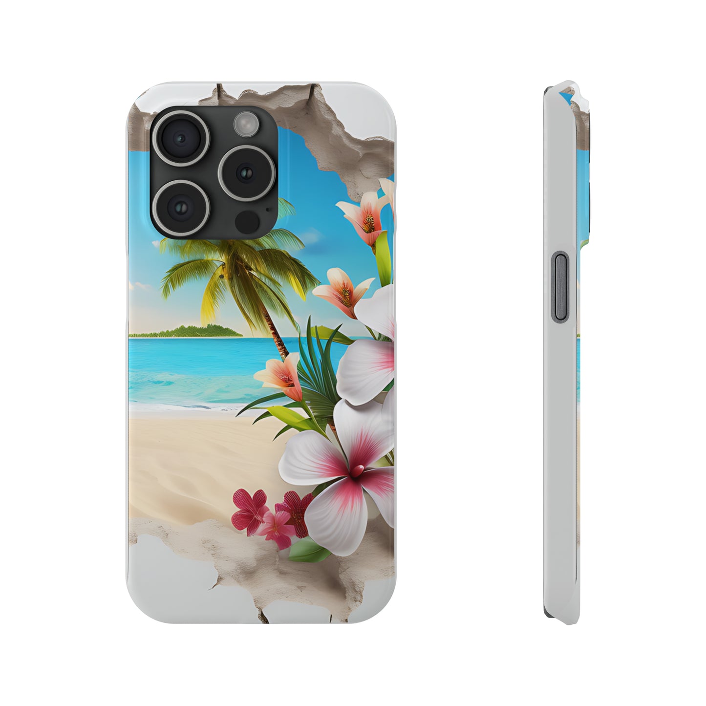 3d Landscape iPhone 15 Phone Cases