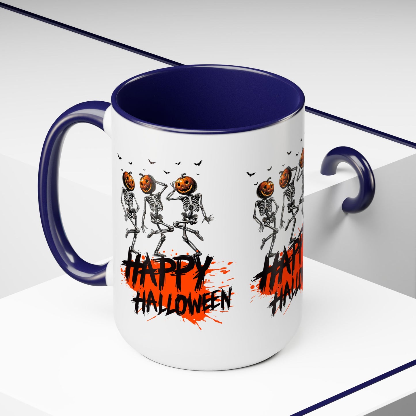 Happy Halloween Coffee Mug,  Let's Go Halloween Coffee Mug, Trick or Treat Halloween Coffee Mug, Cute Skeleton Coffee Mug, Spooky Season Halloween Coffee Mug.