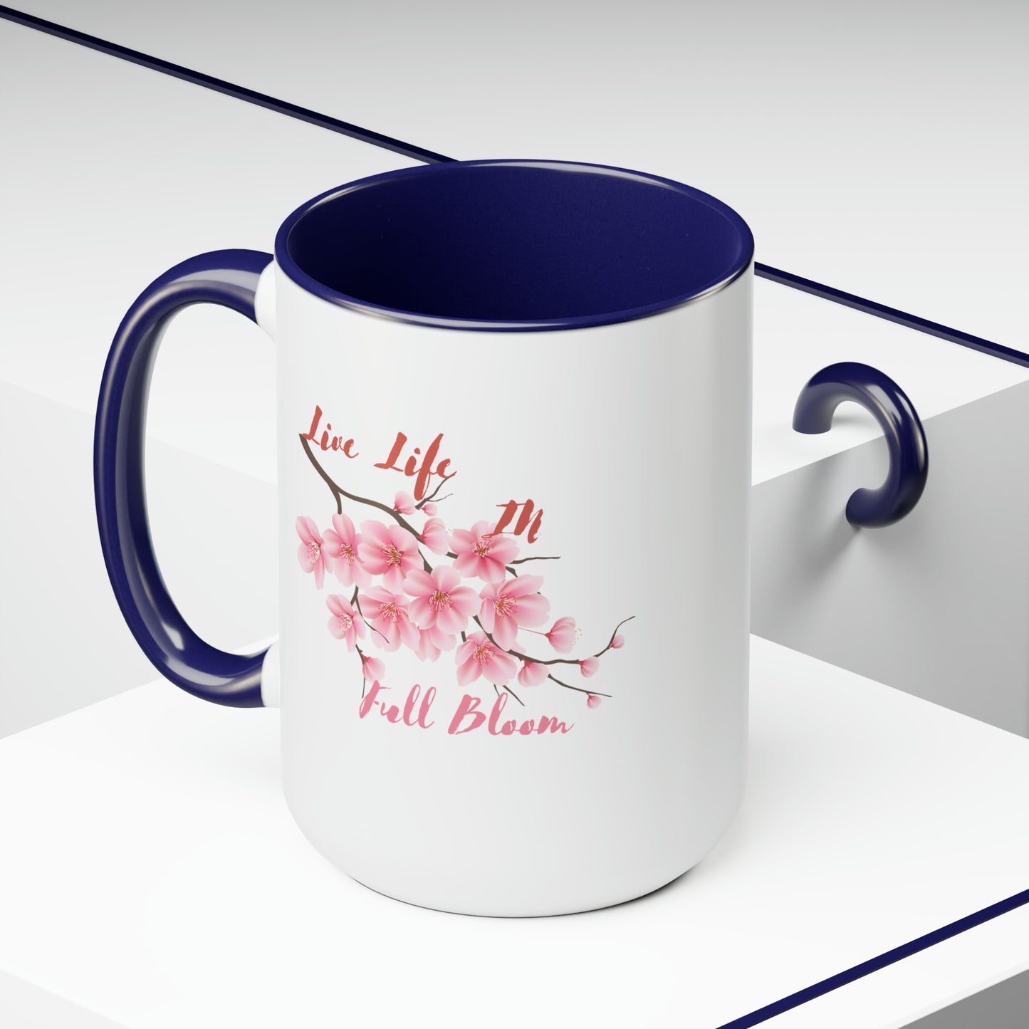 Spring two-Tone Coffee Mugs, 15oz