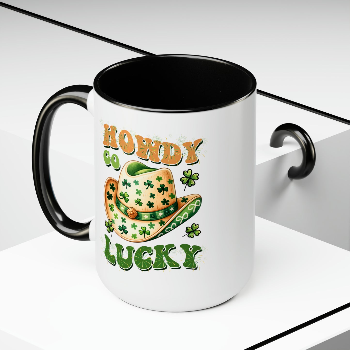 St Patrick's Day two-Tone Coffee Mugs, 15oz