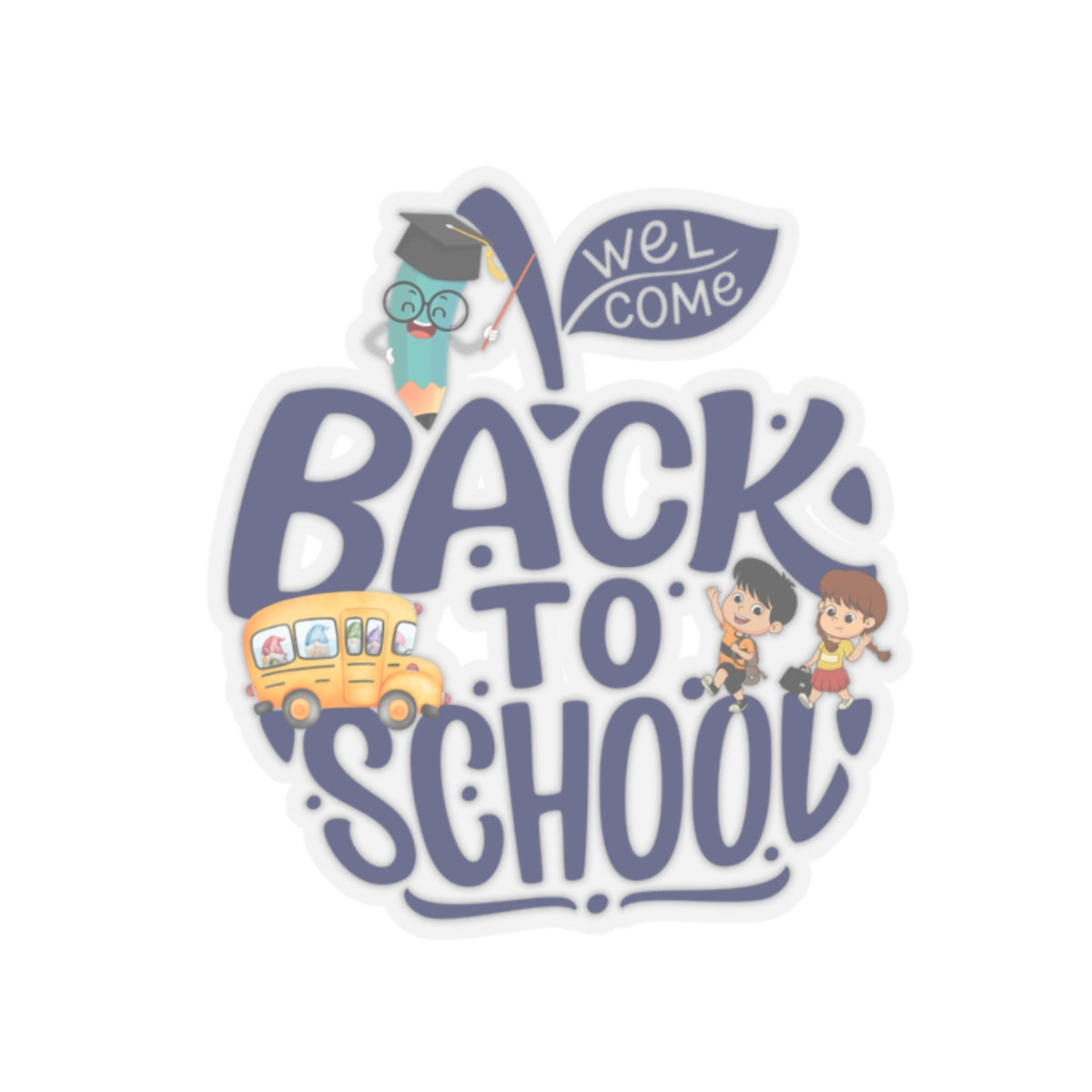 Back To School Kiss-Cut Stickers, First Grade Squad Kiss-Cut Stickers, Gift for First graders, Ready for School, Back to Learning.