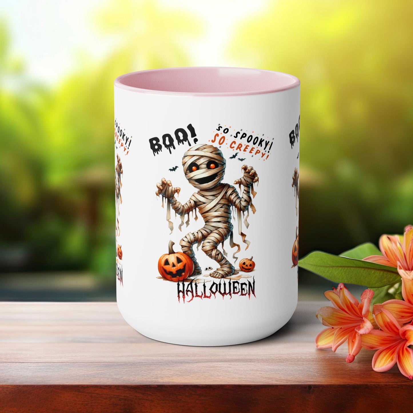 So Spooky So Creepy Halloween Coffee Mug,  Let's Go Halloween Coffee Mug, Trick or Treat Halloween Coffee Mug, Cute Skeleton Coffee Mug, Spooky Season Halloween Coffee Mug.