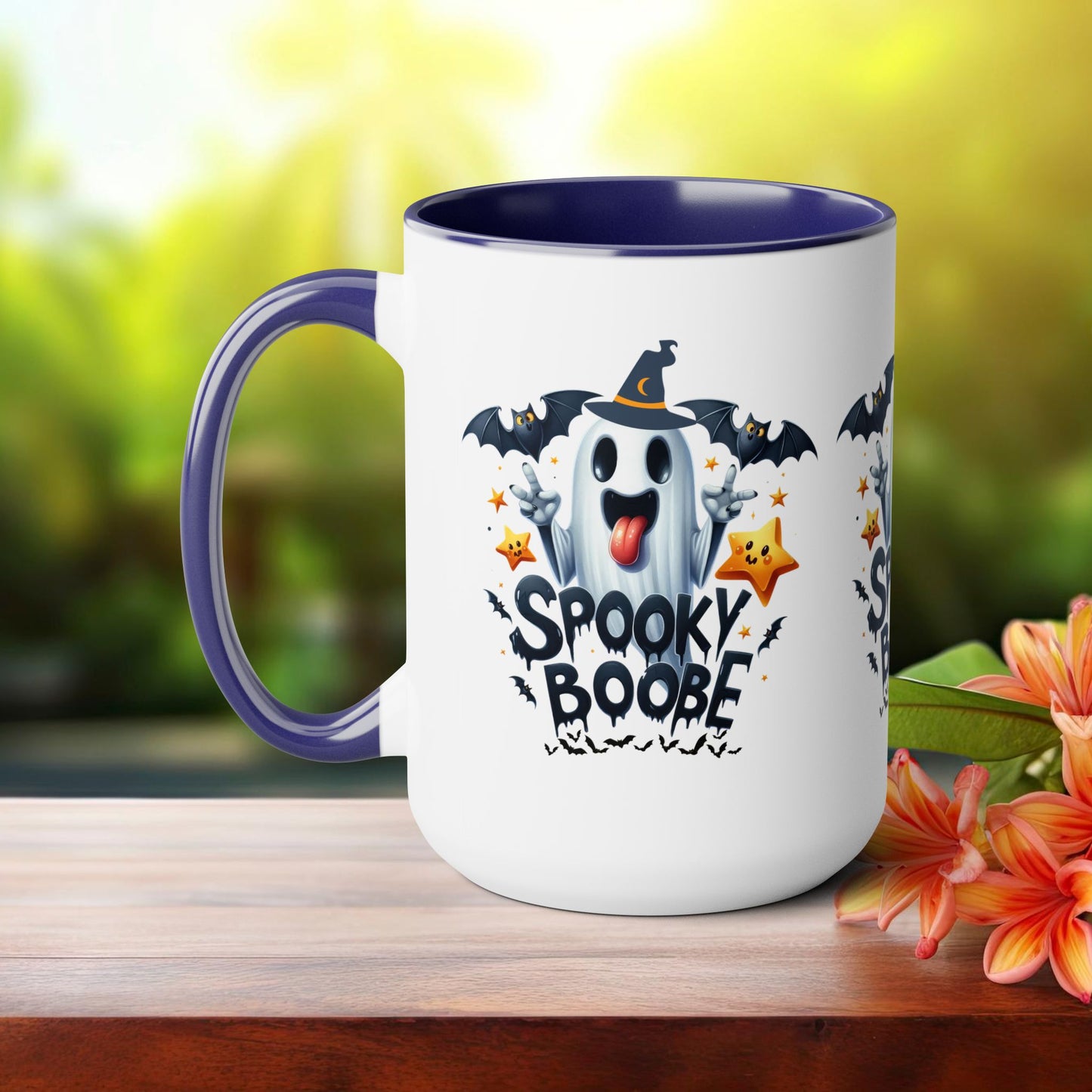 Spooky Boo Happy Halloween Coffee Mug,  Let's Go Halloween Coffee Mug, Trick or Treat Halloween Coffee Mug, Cute Ghost Coffee Mug, Spooky Season Halloween Coffee Mug.