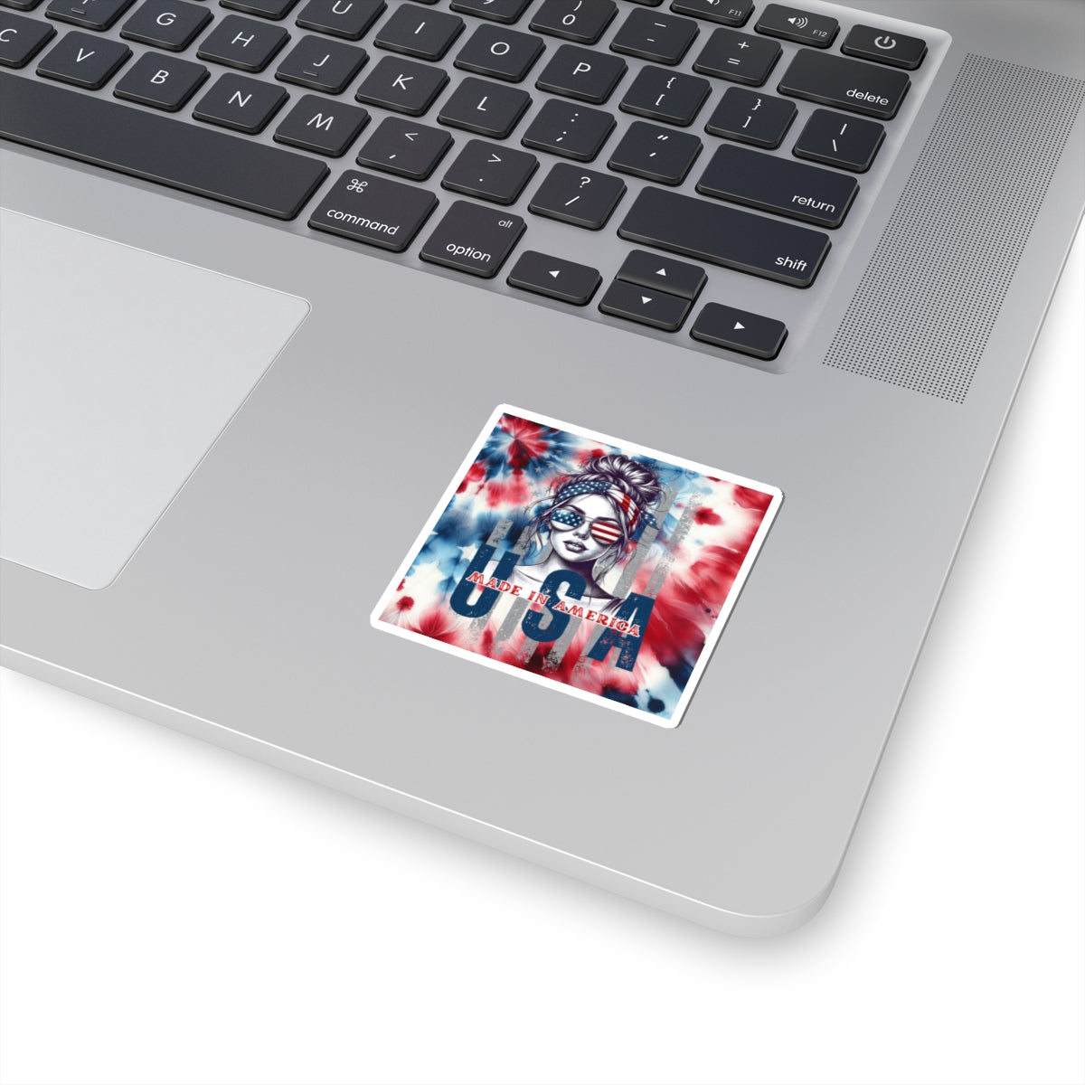 Happy 4th Of July Kiss-Cut Stickers, America, Flag, Peace Love America. Proud To Be An American, Red White Blue stickers. USA Stickers.