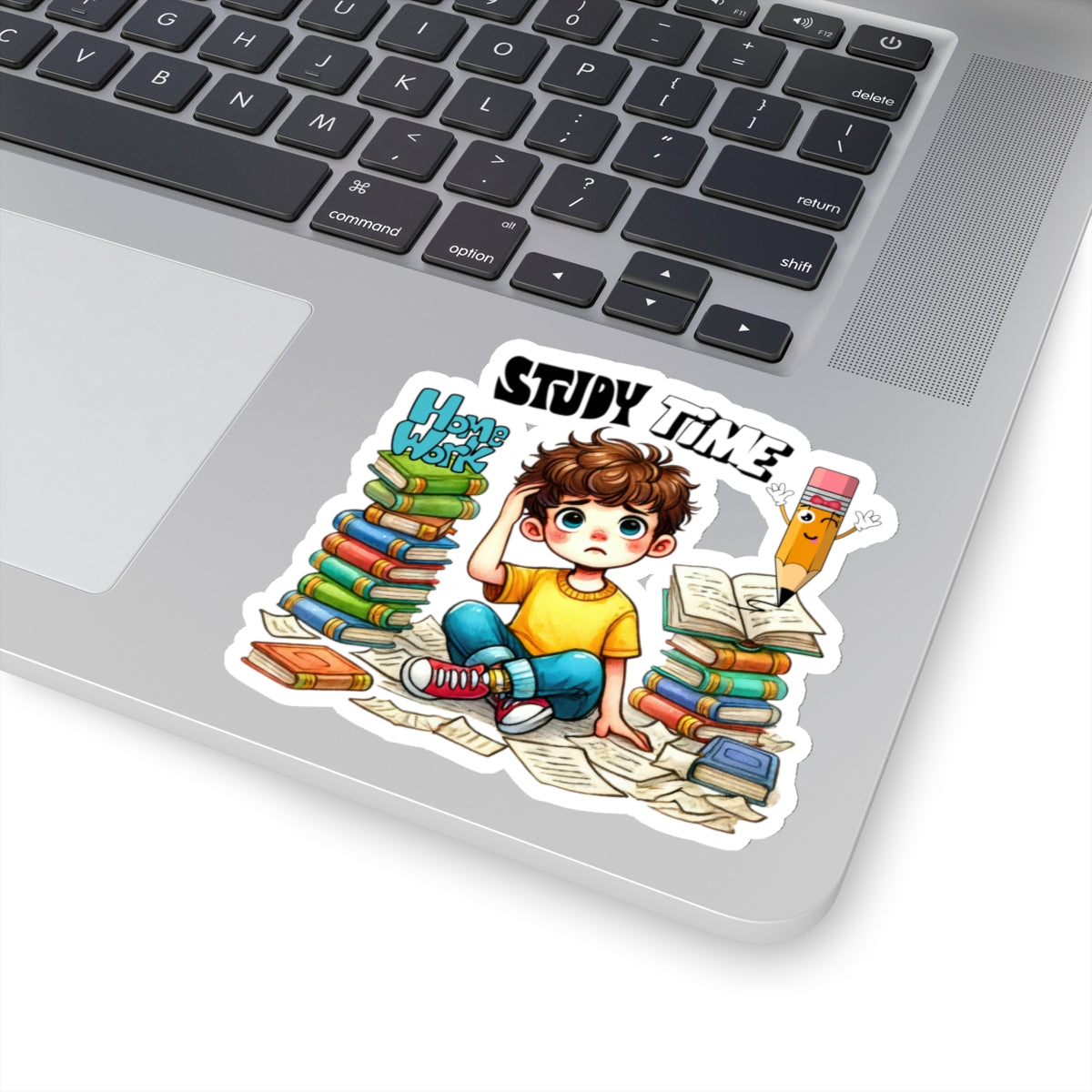 Study Time Back To School Kiss-Cut Stickers, First Grade Squad Kiss-Cut Stickers, Gift for First graders, Ready for School, Back to Learning.