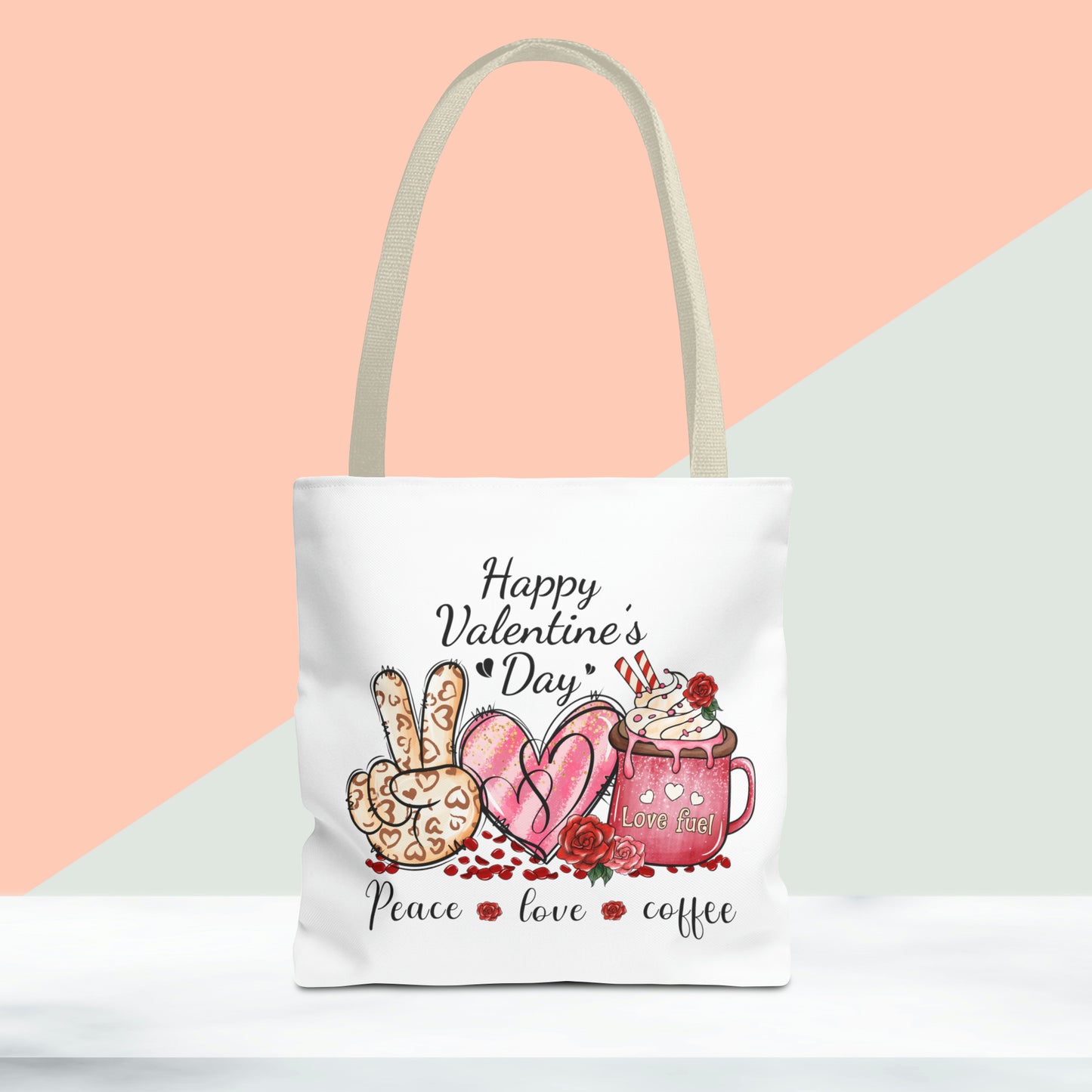 Happy Valentines Day Tote Bag