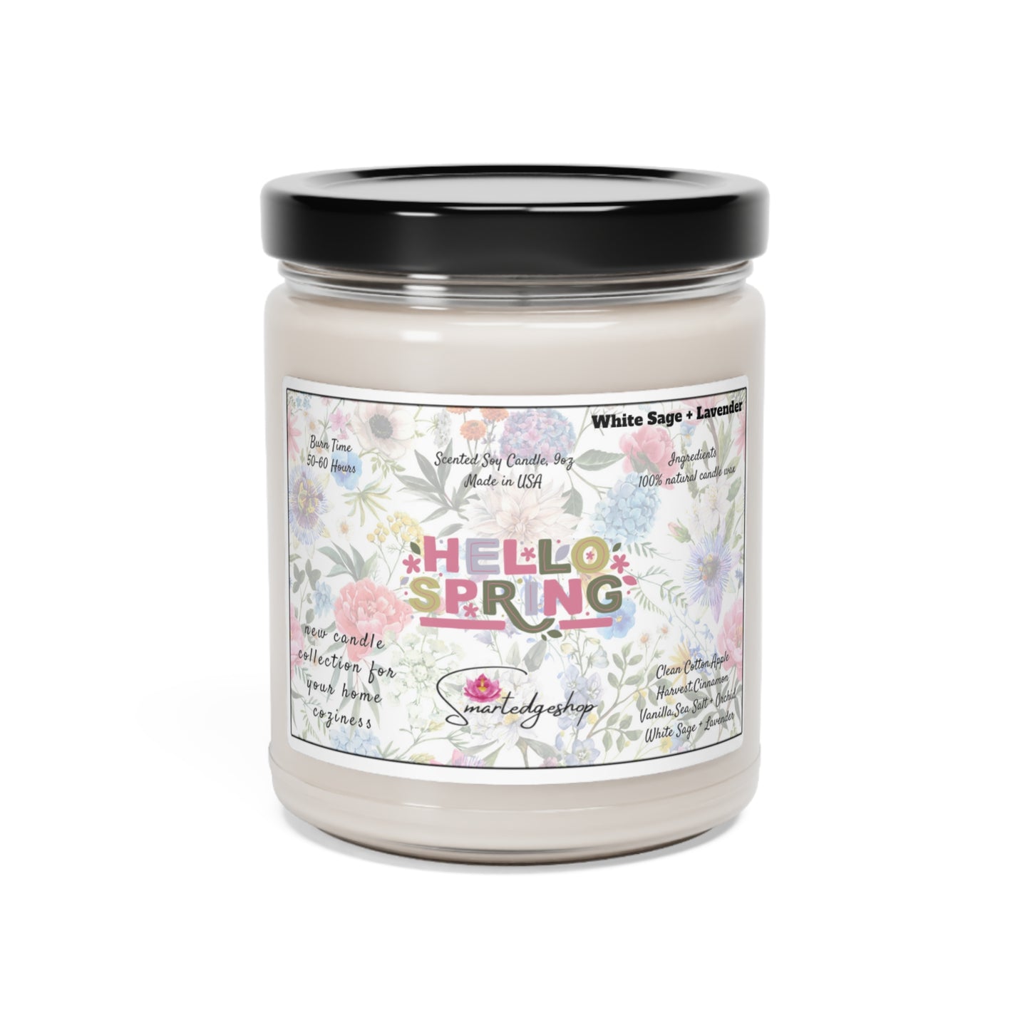 Hello Spring Scented Soy Candle, 9oz