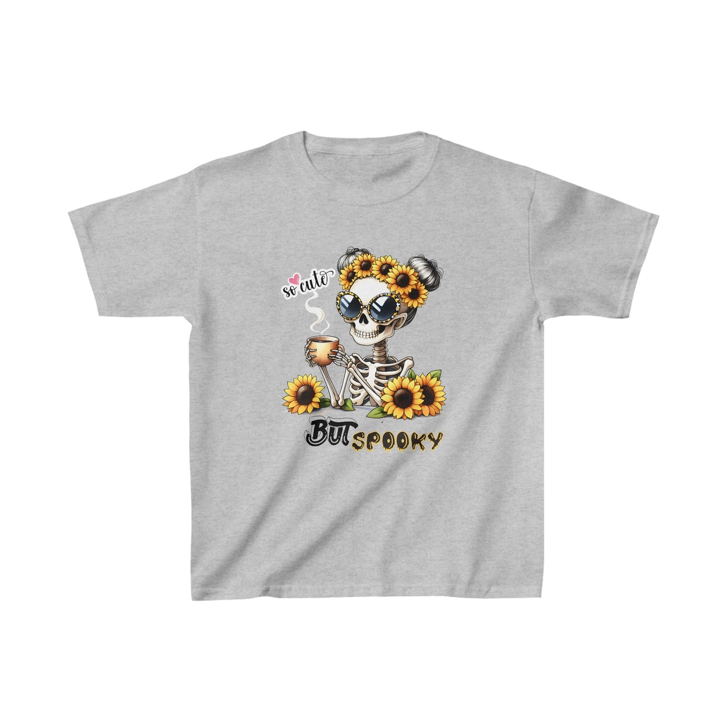 So Cute But spooky Halloween Kids Shirt, Spooky Halloween Kids Heavy Cotton™ Tee, Spooky Season Kids Shirt, Spooky Vibes Shirt, Trick Or Treat Cotton T-Shirt.