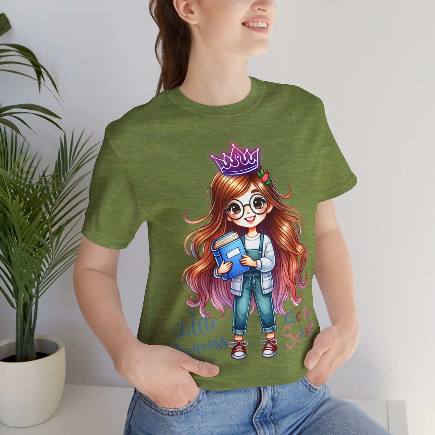 Little Princess T-Shirt, Teach Love Inspire Teacher Shirt, Teacher Back To school unisex jersey short sleeve.First Day Vibes T-Shirt.