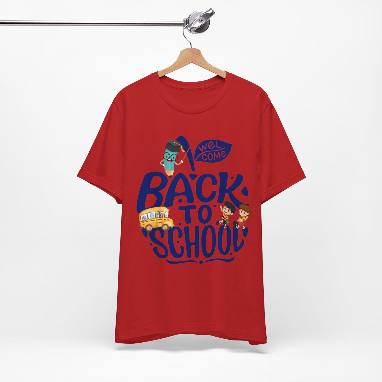 Welcome Back To School T-Shirt, Teacher T-Shirt, Teacher Back To school unisex jersey short sleeve.First Day Vibes T-Shirt.