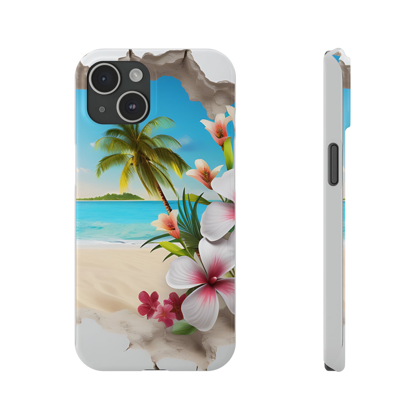 3d Landscape iPhone 15 Phone Cases