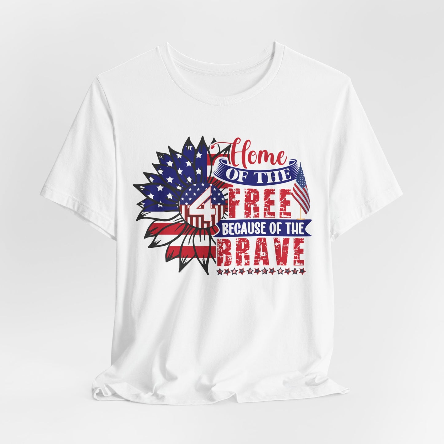 4th of July T-Shirt,  Fourth of July unisex jersey short sleeve.