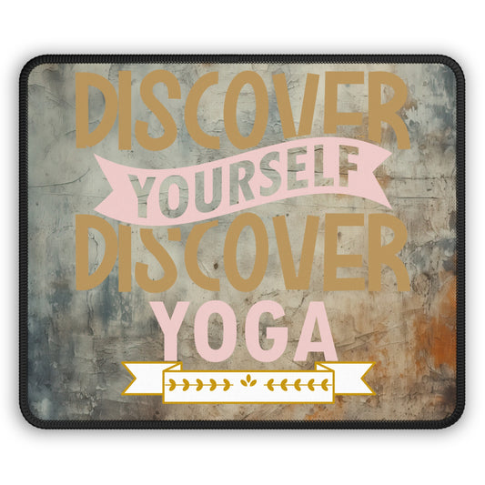 Discover Yourself Discover Yoga Mouse Pad,Unique Gift For Meditation And Yoga Lover, Cute Yoga Mouse Pad, Mindful Yoga Gift, Yoga lover Mouse Pad, Yoga Instructor Gift, Gift For Yoga lovers, Gift For Yogi.