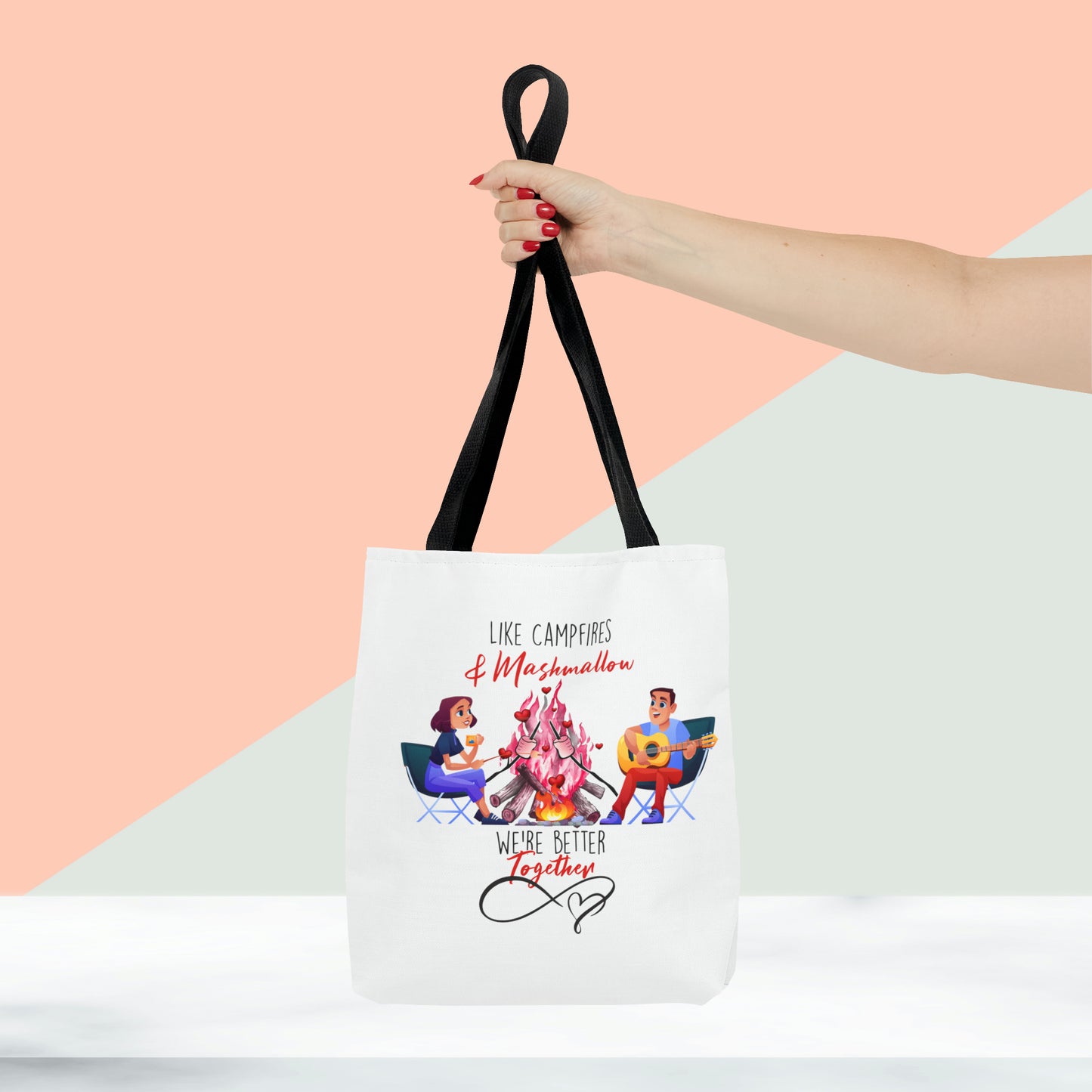 Happy Valentines Day Tote Bag