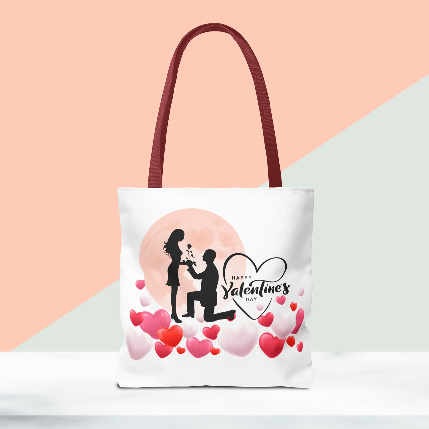 Happy Valentines Day Tote Bag