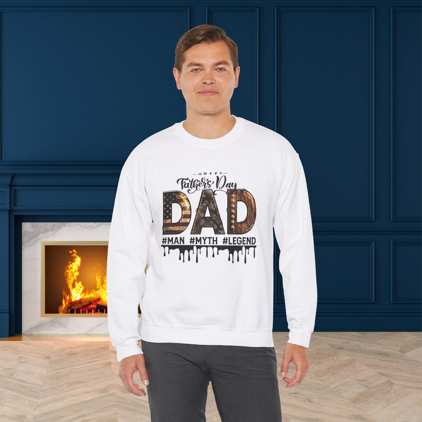 Happy Father's Day Sweatshirt For Dad, Dad Sweatshirt, Gift For Dad,  Daddy's Sweatshirt.