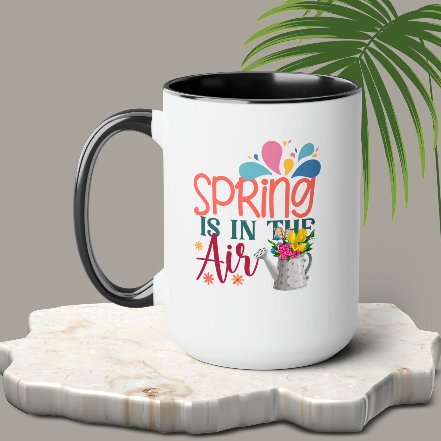 Spring Is In The Air two-Tone Coffee Mugs, 15oz