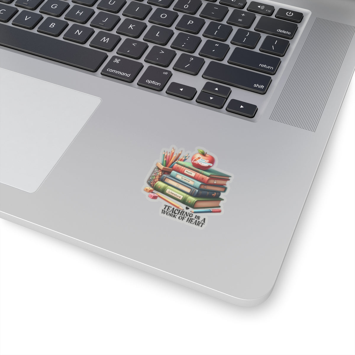 Teaching Is Work Of Heart Back To School Kiss-Cut Stickers, First Grade Squad Kiss-Cut Stickers, Gift for First graders, Ready for School, Back to Learning.