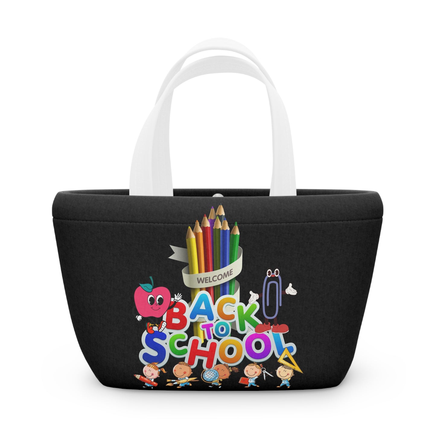 Back To School Lunch Bag, Ready for School Lunch Bag, Back to Learning Lunch Bag,