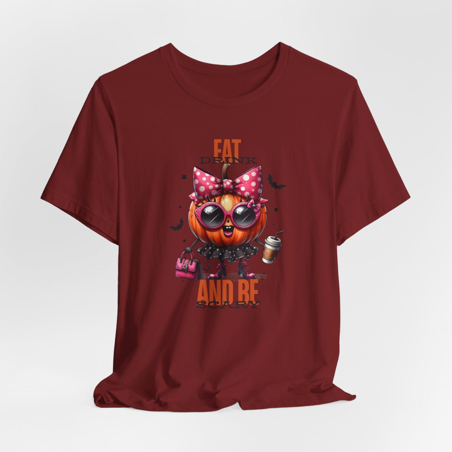 Eat Drink And Be Scary Halloween T-shirt, Happy Halloween T-shirt, Trick Or Treat T-shirt, Halloween T-shirt, Cool Halloween T-shirt, Spooky T-shirt,