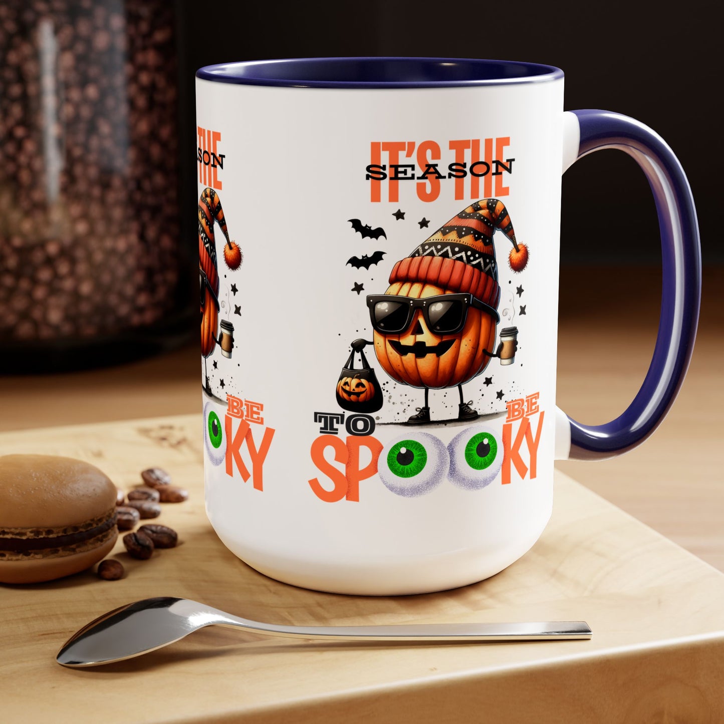 It's The Season To Be Spooky Halloween Coffee Mug,  Let's Go Halloween Coffee Mug, Trick or Treat Halloween Coffee Mug, Cute Skeleton Coffee Mug, Spooky Season Halloween Coffee Mug.