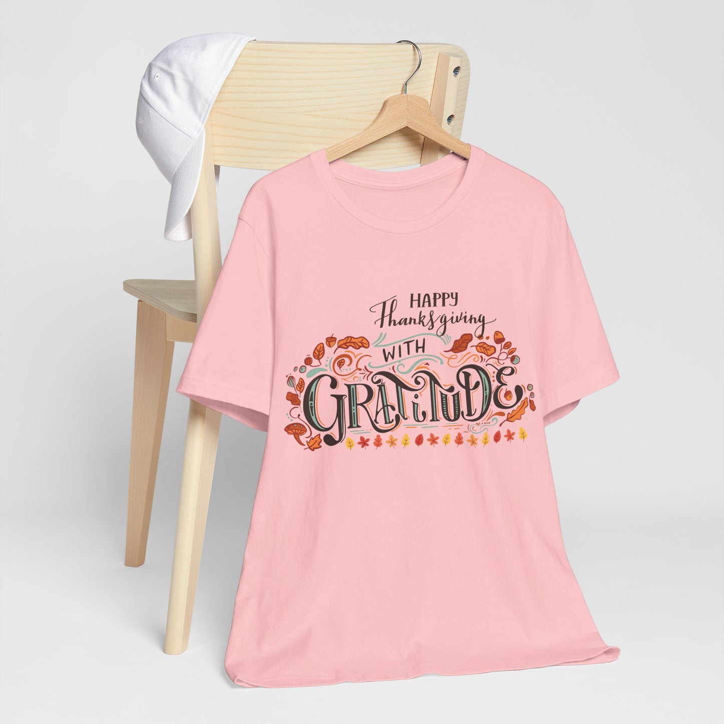 Happy Thanksgiving With Gratitude T-shirt, Happy thanksgiving 2024 T-shirt, Thanksgiving Gift,Turkey Shirt, Family Thanksgiving, Holiday Outfit.