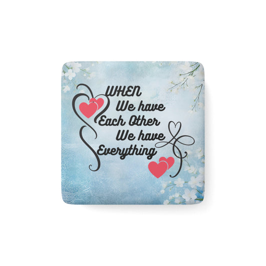 Porcelain Magnet, Square