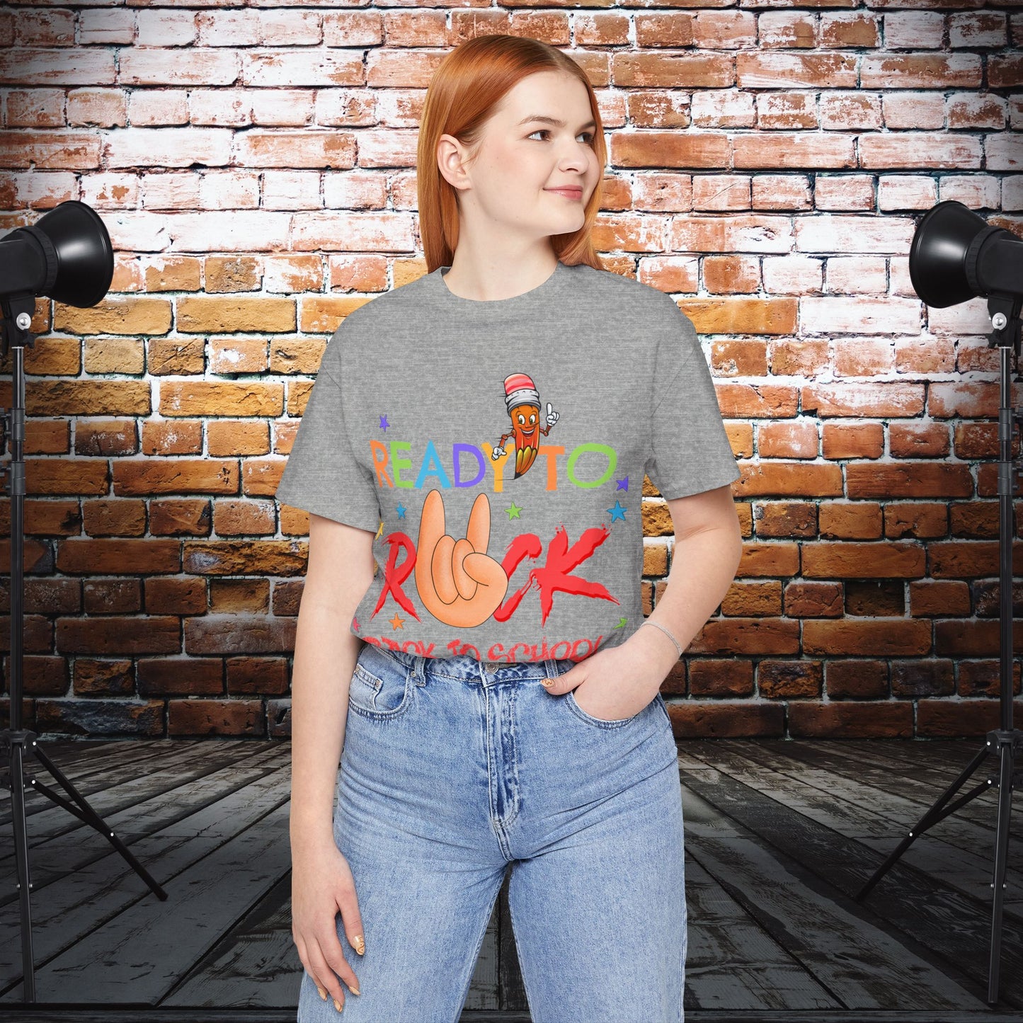 Ready To Rock T-Shirt, Back To School T-Shirt, Teach Love Inspire Teacher Shirt, Teacher Back To school unisex jersey short sleeve.First Day Vibes T-Shirt.
