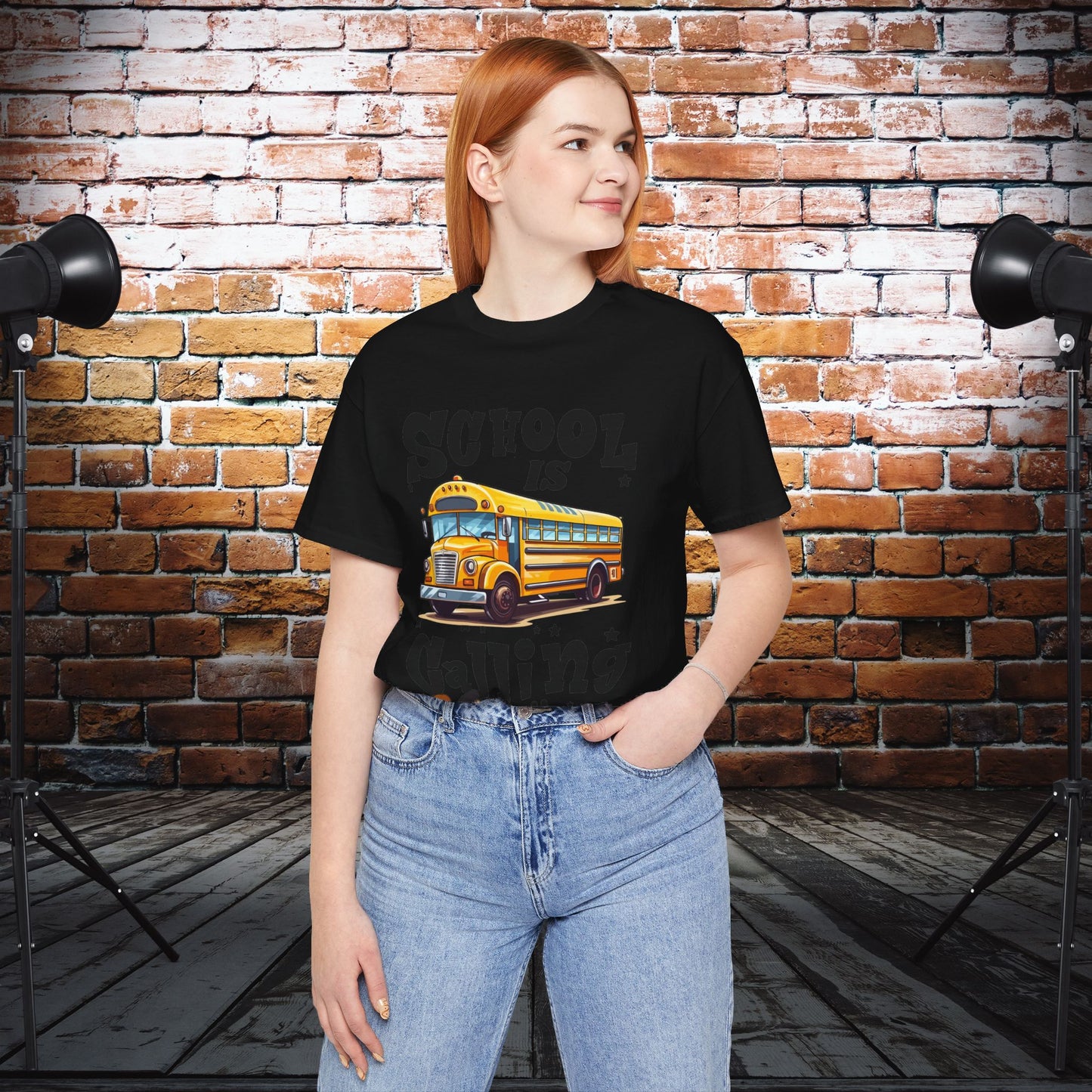 School Is calling T-shirt, First Day Of School T-Shirt, Teacher Back To school unisex jersey short sleeve.First Day Vibes T-Shirt.