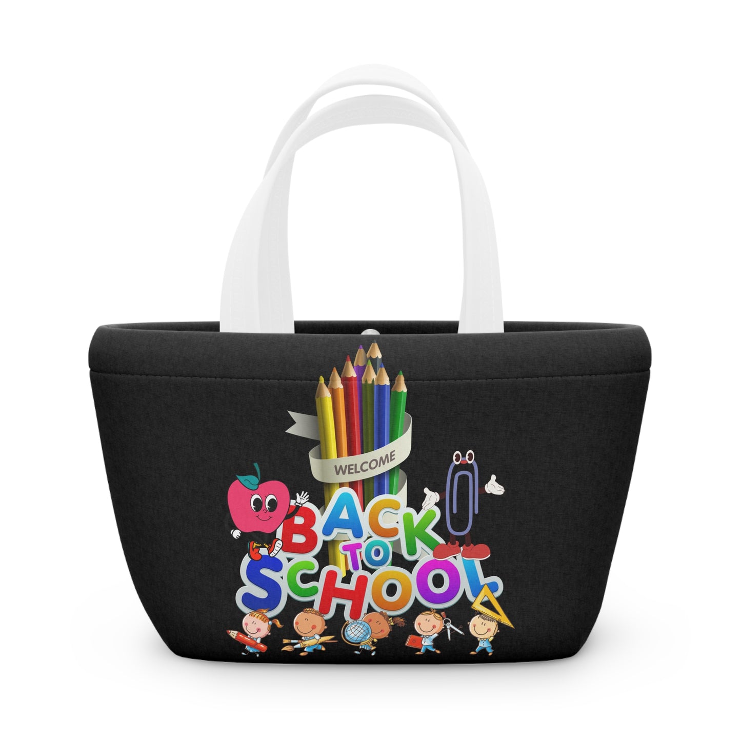 Back To School Lunch Bag, Ready for School Lunch Bag, Back to Learning Lunch Bag,