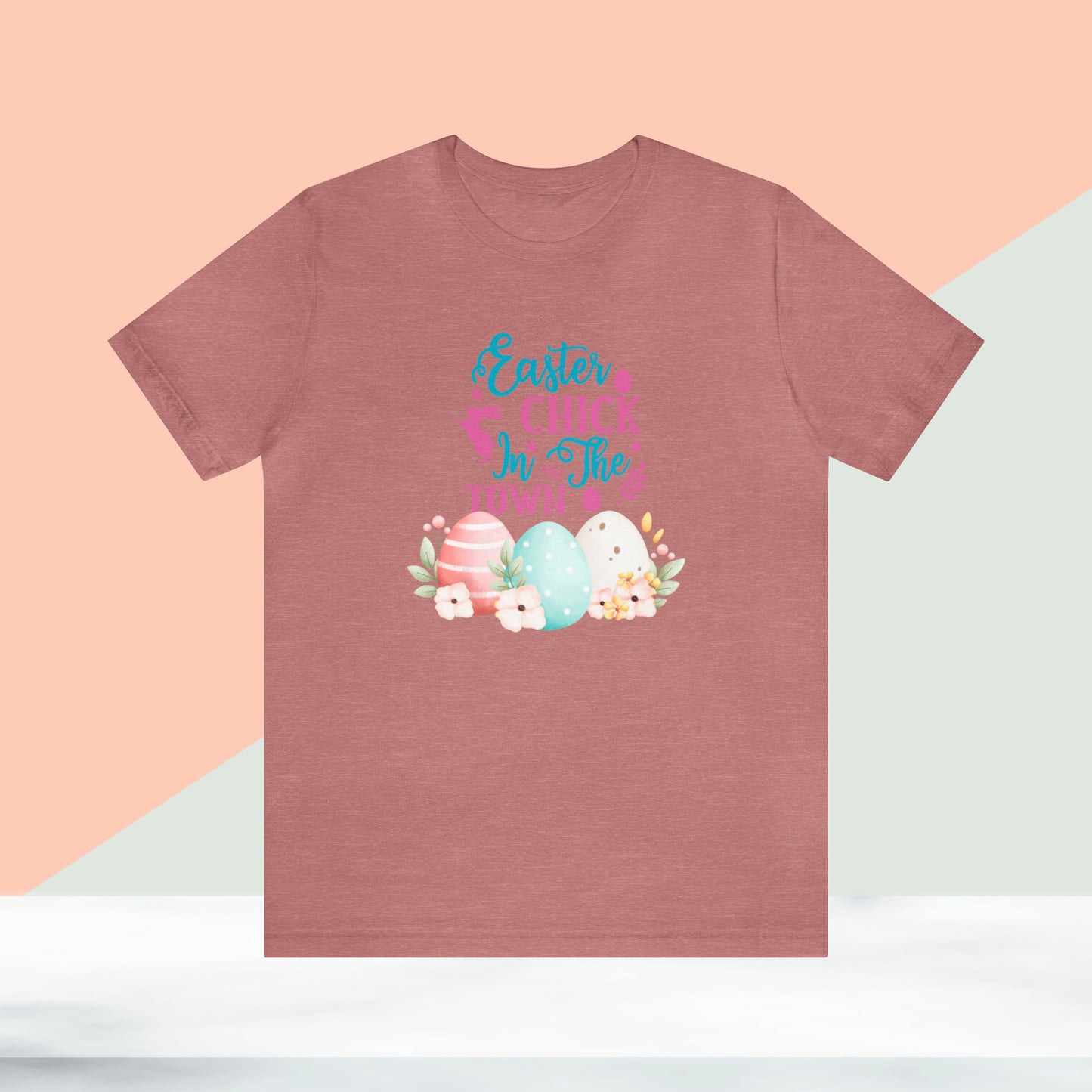 Happy Easter Unisex Jersey Short Sleeve Tee