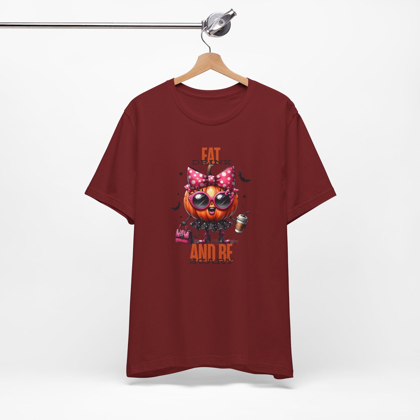 Eat Drink And Be Scary Halloween T-shirt, Happy Halloween T-shirt, Trick Or Treat T-shirt, Halloween T-shirt, Cool Halloween T-shirt, Spooky T-shirt,