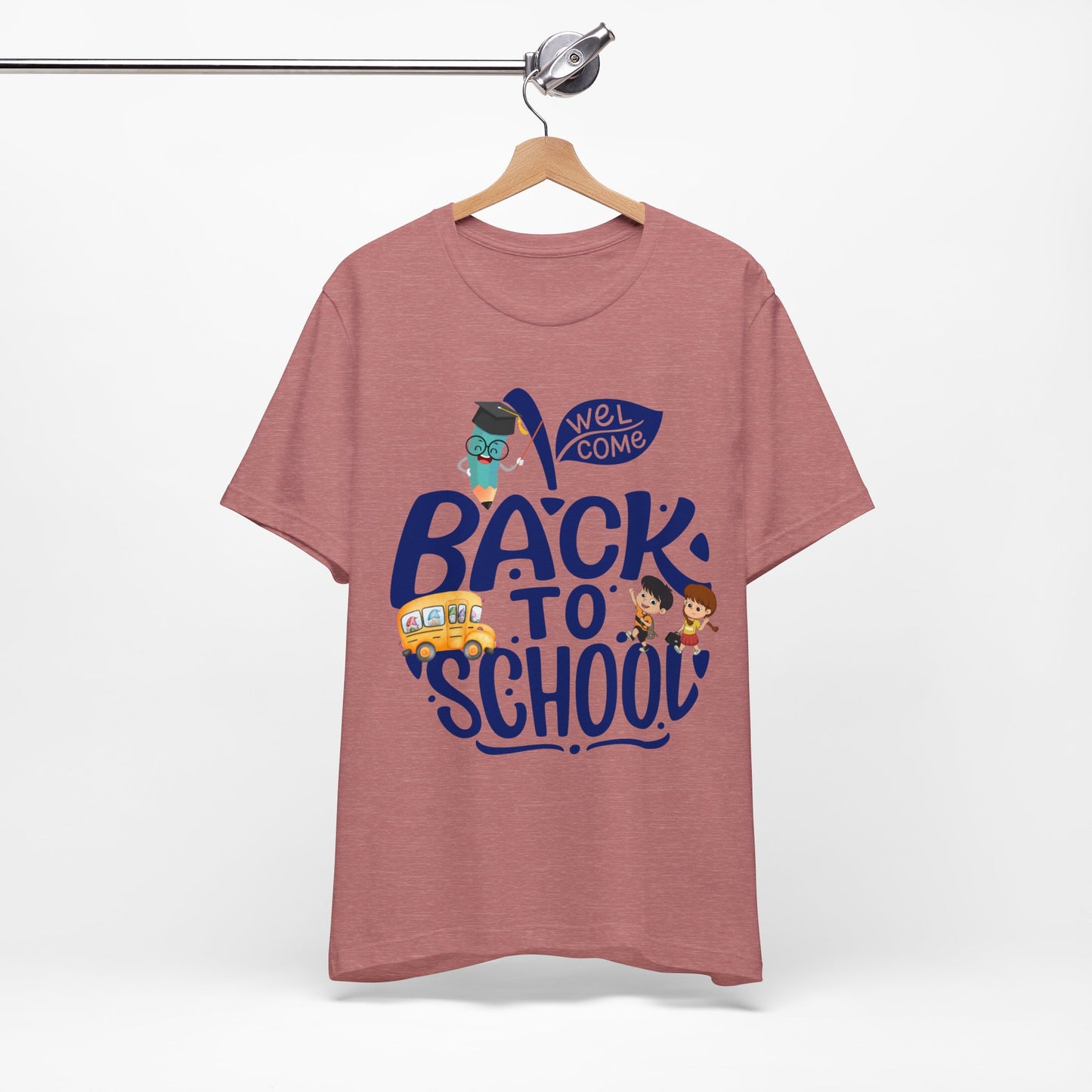 Welcome Back To School T-Shirt, Teacher T-Shirt, Teacher Back To school unisex jersey short sleeve.First Day Vibes T-Shirt.