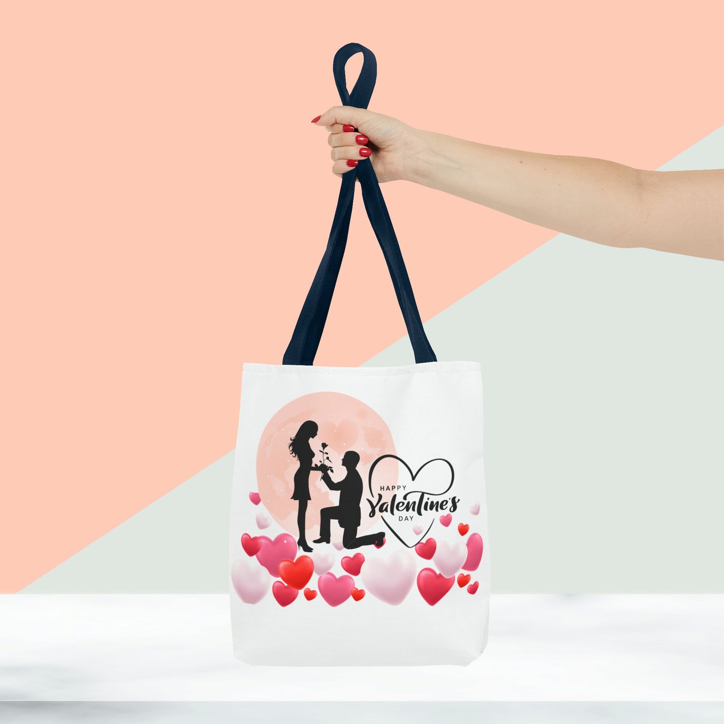 Happy Valentines Day Tote Bag