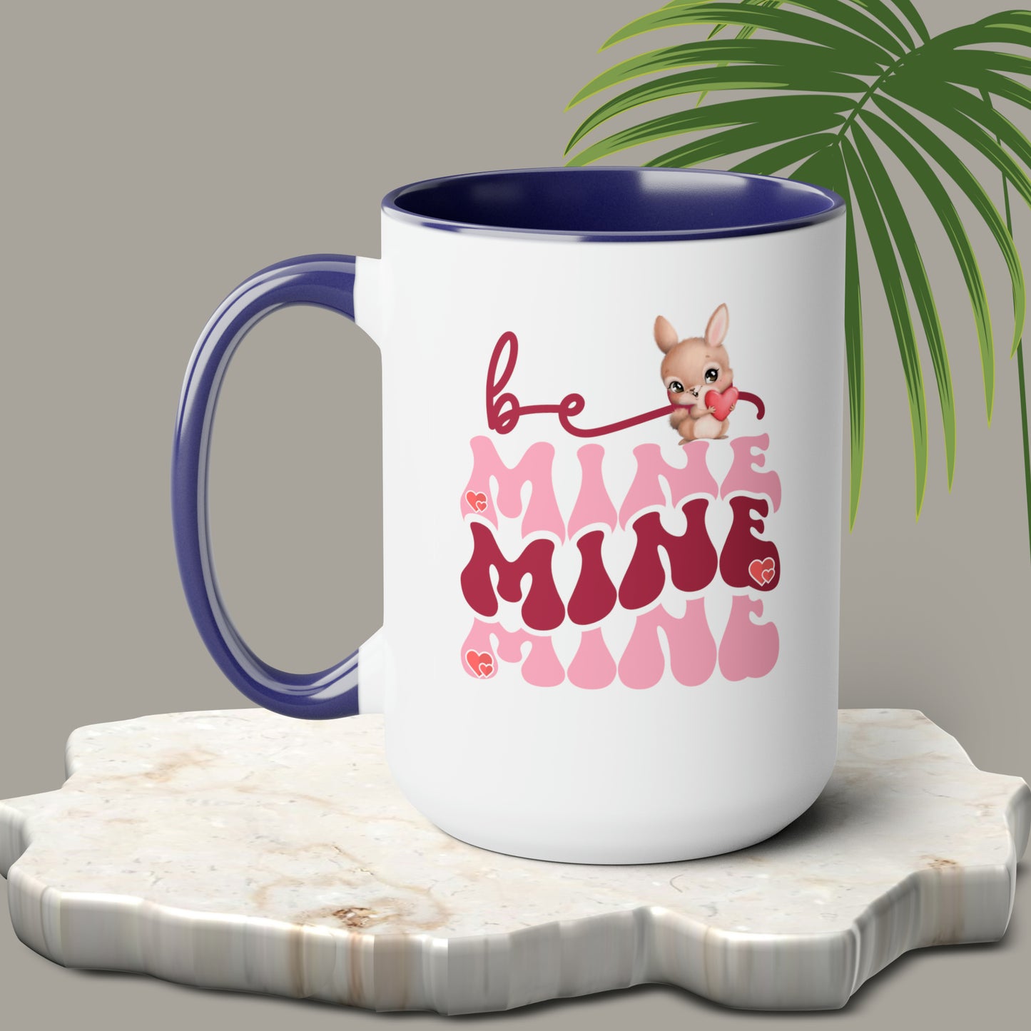 Happy valentines day Two-Tone Coffee Mugs, 15oz