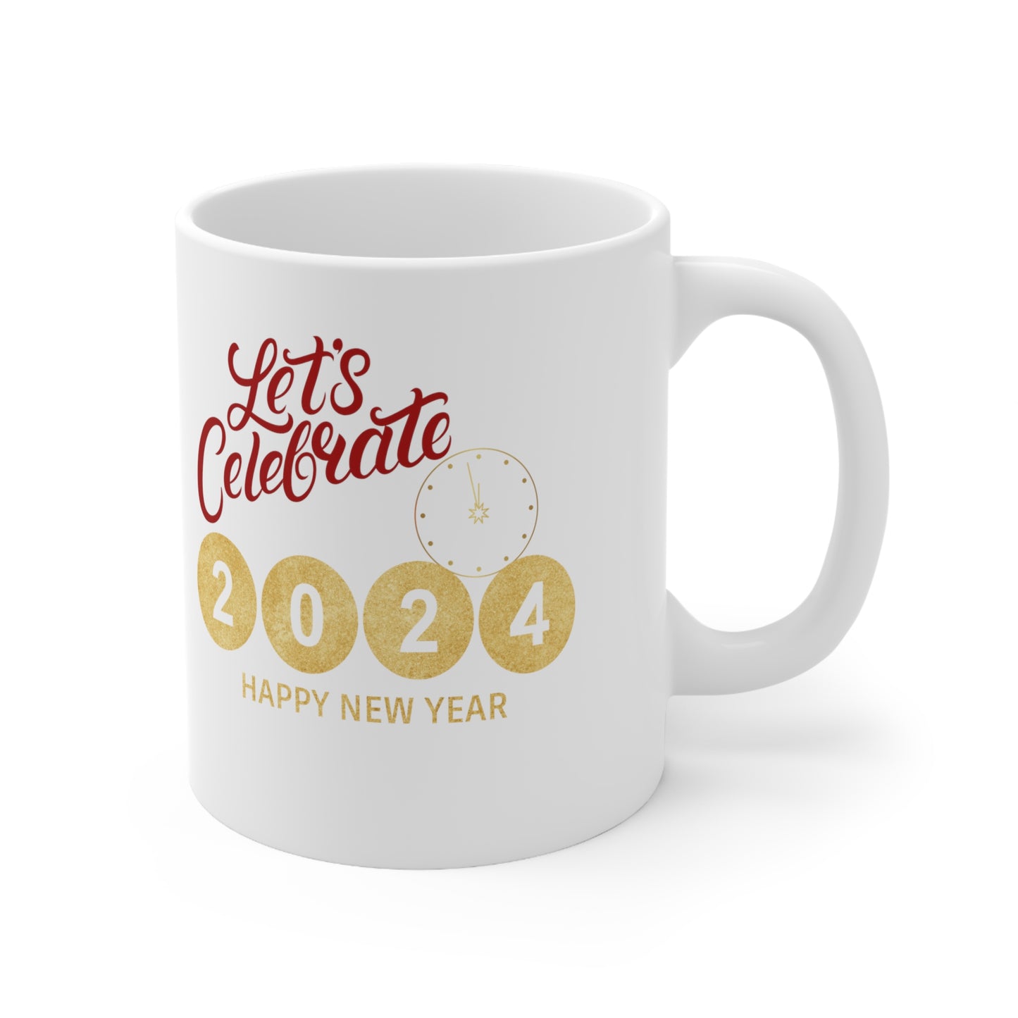 Happy New Year Ceramic Mug 11oz