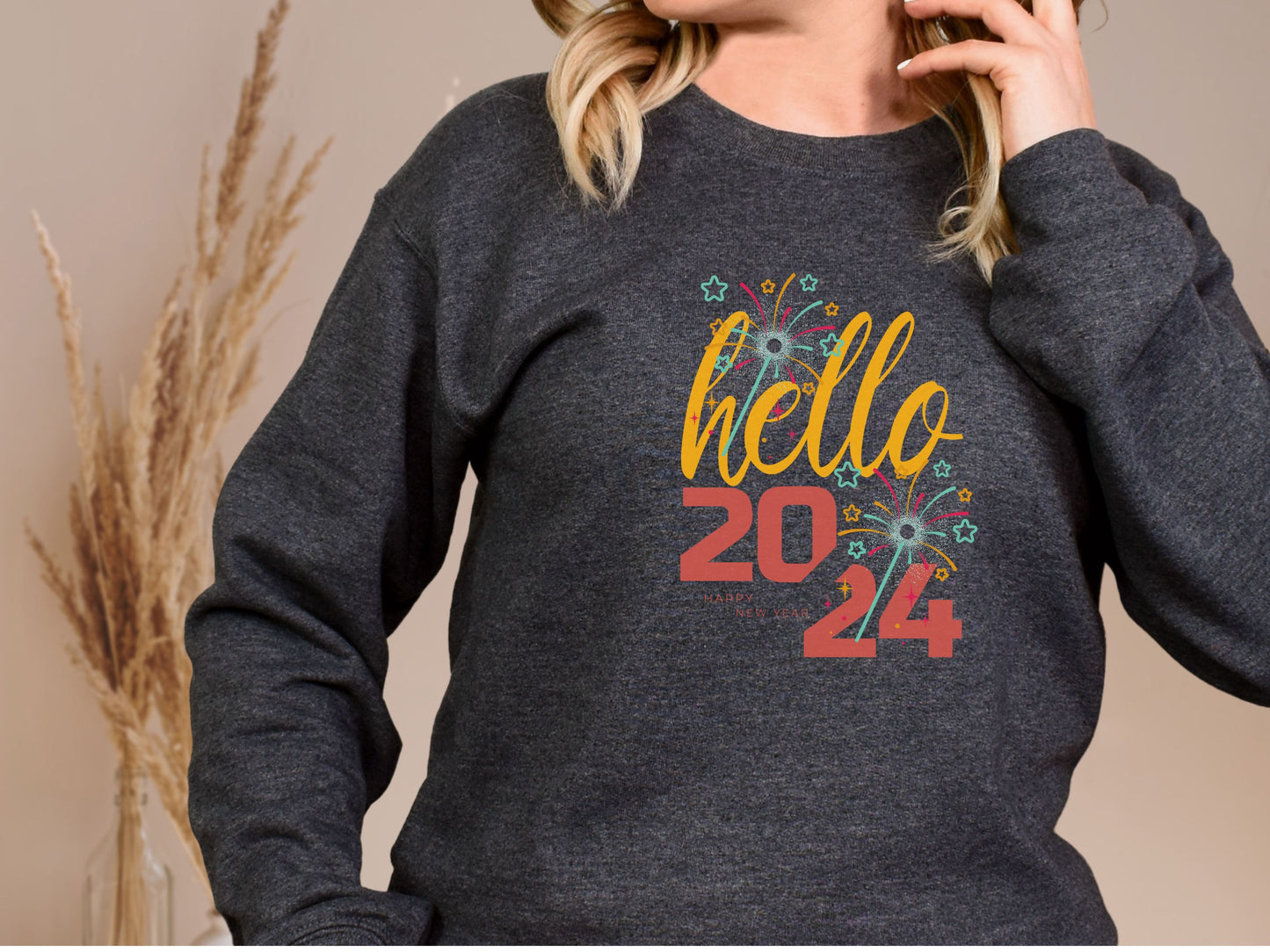 Happy New Year Unisex Heavy Blend™ Crewneck Sweatshirt