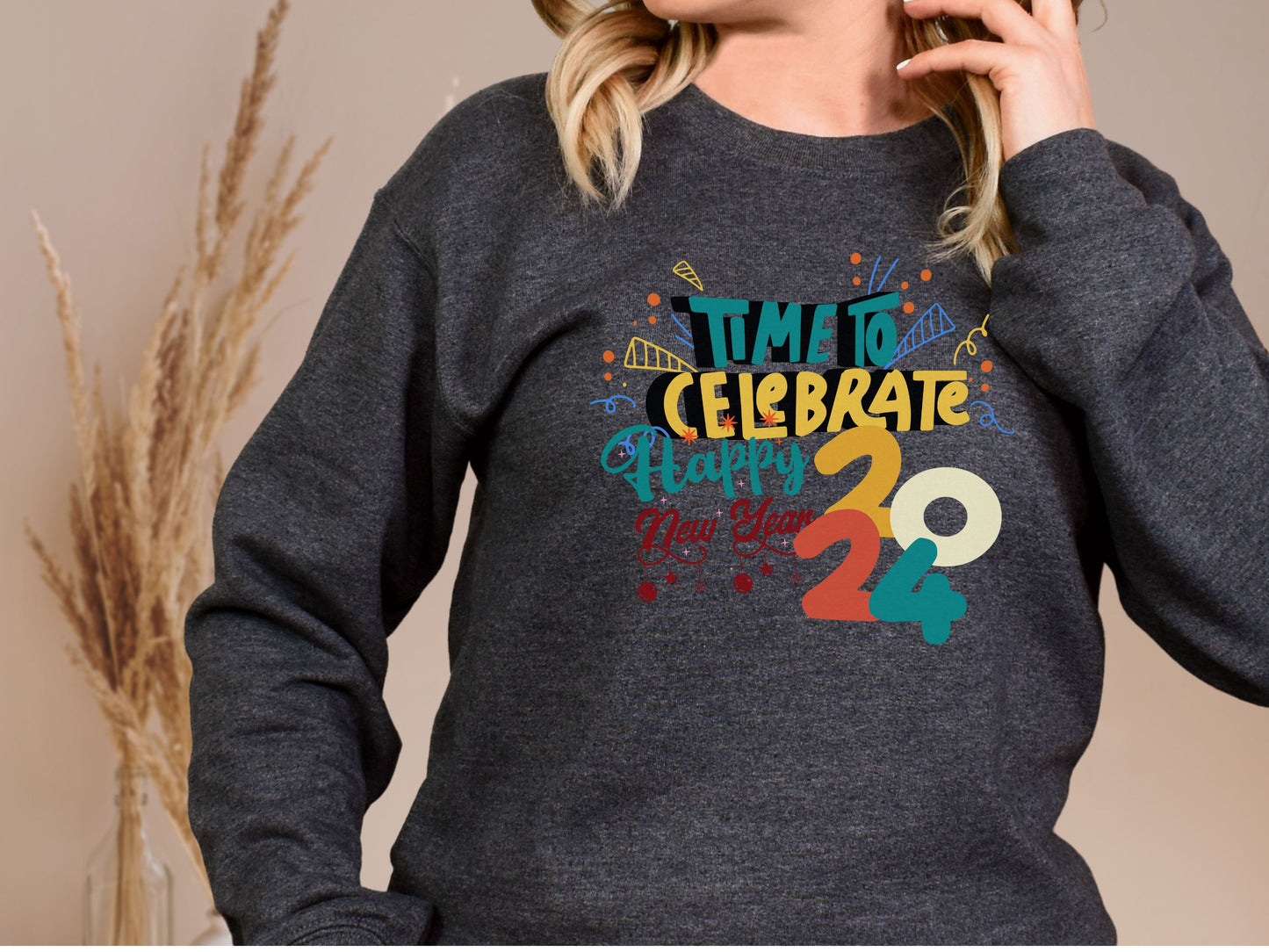 Happy New Year Unisex Heavy Blend™ Crewneck Sweatshirt