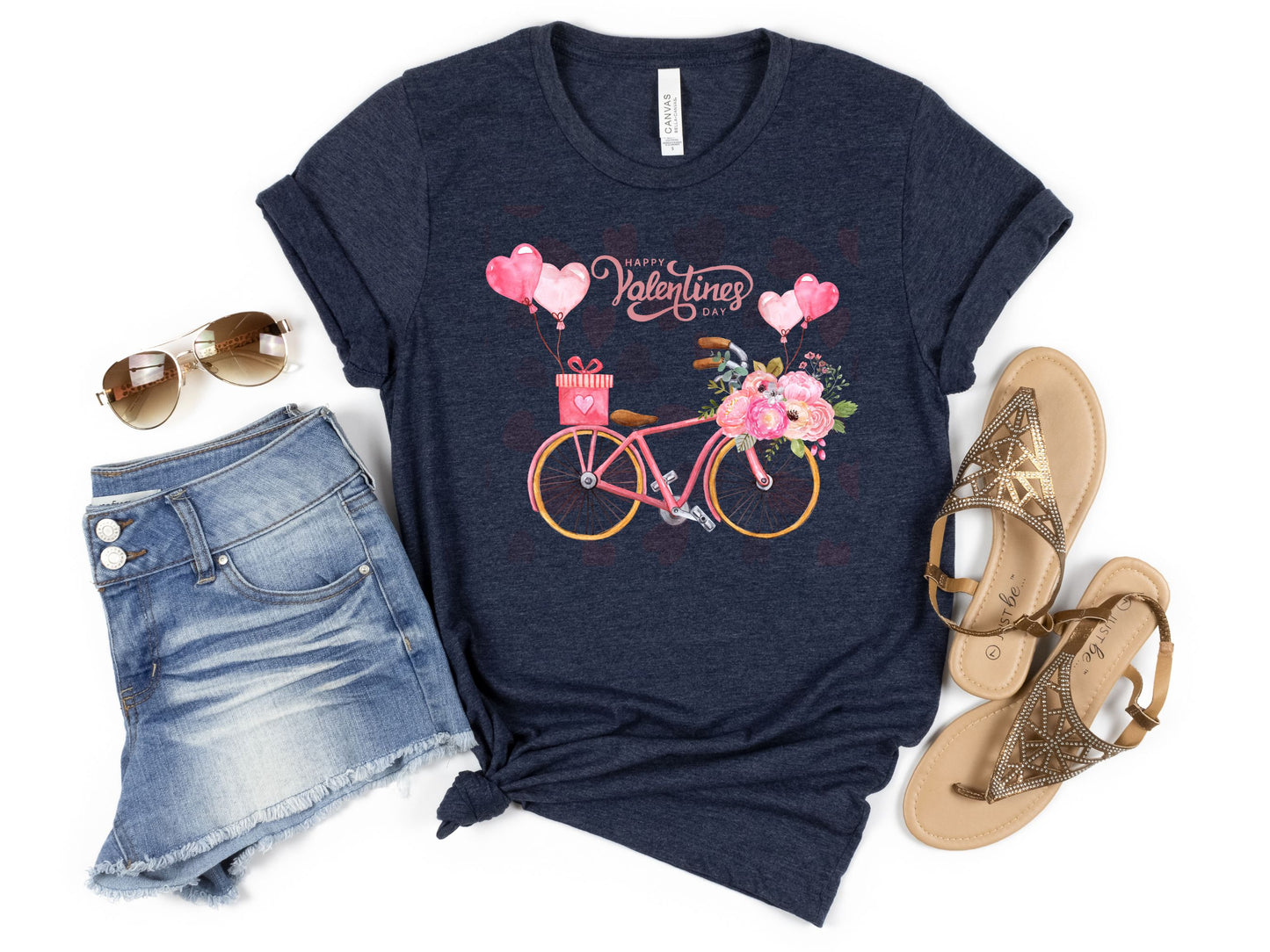 Happy valentines day Unisex Jersey Short Sleeve Tee