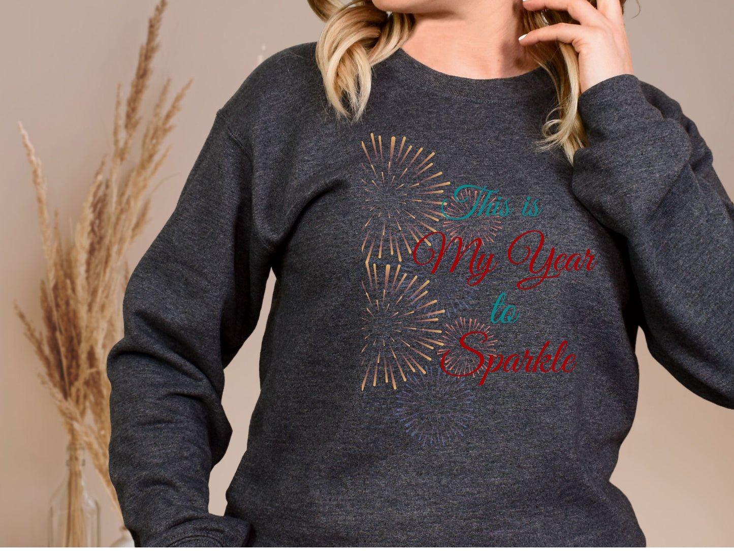 Happy New Year Unisex Heavy Blend™ Crewneck Sweatshirt